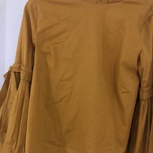 Mustard top/blouse